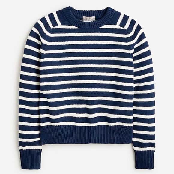 J.Crew Relaxed pullover sweater in stripe - Picture 3 of 8